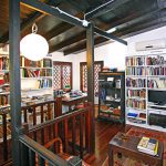 The private library at the former office of Nikos Stavroulakis; today this room is used for other purposes.