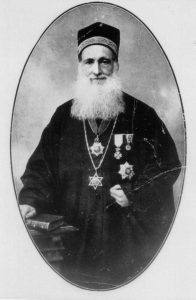 Chief Rabbi Avraham Evlagon.© The Jewish Museum of Greece; Donor: Mrs. Lilian Kapon